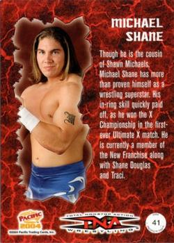 2004 Pacific TNA - Red #41 Michael Shane Back