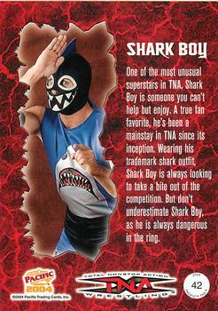 2004 Pacific TNA - Red #42 Shark Boy Back