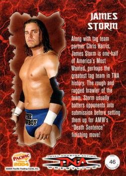 2004 Pacific TNA - Red #46 James Storm Back