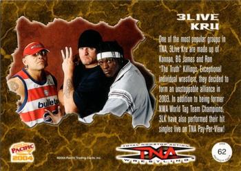 2004 Pacific TNA - Red #62 3Live Kru Back