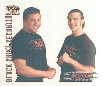 2004 Pacific TNA - Tattoos #26 Black Shirt Security Front