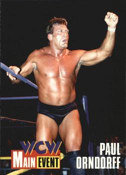 1995 Cardz WCW Main Event #10 Paul Mr. Wonderful Orndorff Front