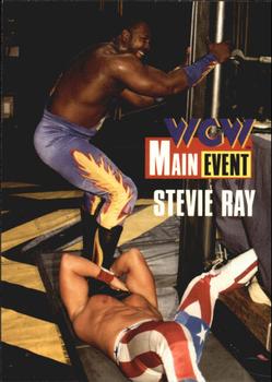 1995 Cardz WCW Main Event #17 Stevie Ray Front