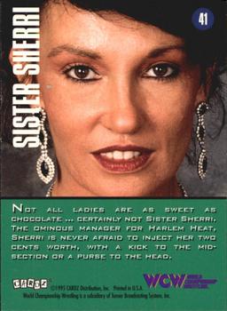 1995 Cardz WCW Main Event #41 Sister Sherri Back