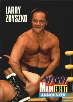 1995 Cardz WCW Main Event #50 Larry Zbyszko Front