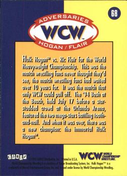 1995 Cardz WCW Main Event #68 Hogan/Flair (Bash) Back