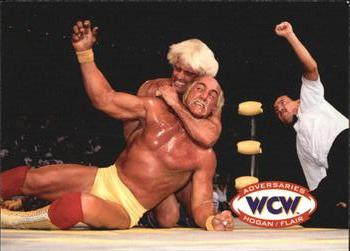 1995 Cardz WCW Main Event #68 Hogan/Flair (Bash) Front