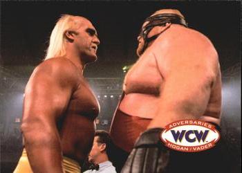 1995 Cardz WCW Main Event #70 Hogan/Vader (SuperBrawl) Front