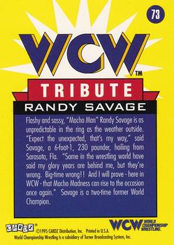1995 Cardz WCW Main Event #73 Macho Man Randy Savage Back