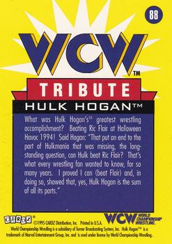 1995 Cardz WCW Main Event #88 Hulk Hogan Back