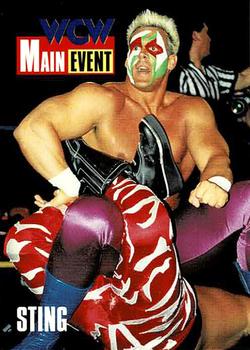 1995 Cardz WCW Main Event #1 Sting Front