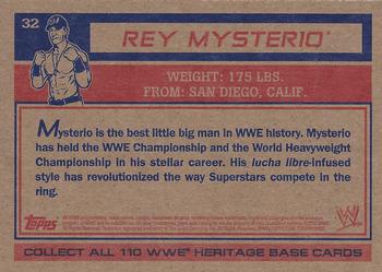 2012 Topps Heritage WWE #32 Rey Mysterio Back