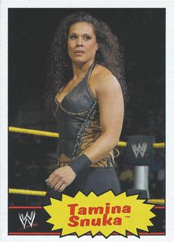 2012 Topps Heritage WWE #38 Tamina Snuka Front