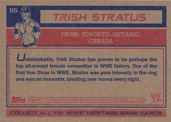 2012 Topps Heritage WWE #55 Trish Stratus Back