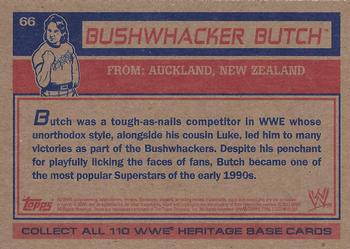 2012 Topps Heritage WWE #66 Bushwhacker Butch Back