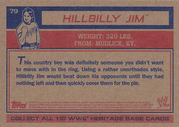 2012 Topps Heritage WWE #79 Hillbilly Jim Back