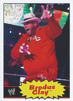 2012 Topps Heritage WWE #8 Brodus Clay Front