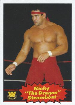 2012 Topps Heritage WWE #99 Ricky The Dragon Steamboat Front
