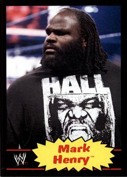 2012 Topps Heritage WWE - Black #26 Mark Henry Front