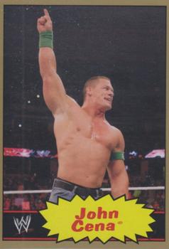 2012 Topps Heritage WWE - Gold #19 John Cena Front