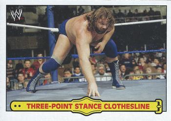 2012 Topps Heritage WWE - Ringside Action #17 Hacksaw Jim Duggan/Three Point Stance Clothesline Front
