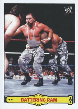 2012 Topps Heritage WWE - Ringside Action #27 The Bushwhackers/Battering Ram Front