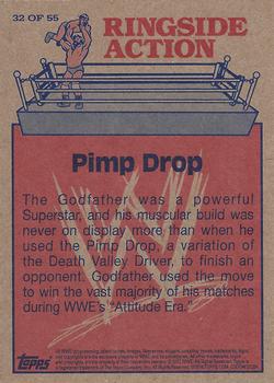 2012 Topps Heritage WWE - Ringside Action #32 The Godfather/Pimp Drop Back