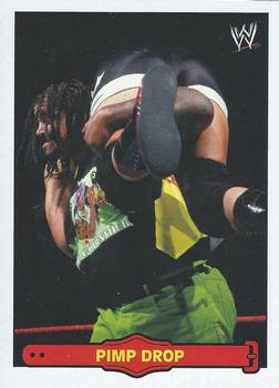 2012 Topps Heritage WWE - Ringside Action #32 The Godfather/Pimp Drop Front