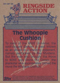 2012 Topps Heritage WWE - Ringside Action #33 Doink The Clown/The Whoopie Cushion Back