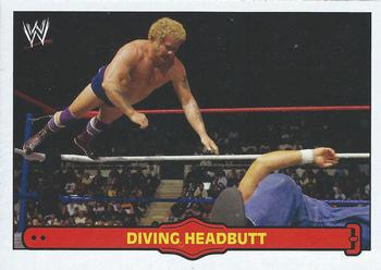 2012 Topps Heritage WWE - Ringside Action #34 Harley Race/Diving Headbutt Front