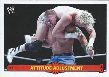 2012 Topps Heritage WWE - Ringside Action #48 John Cena/Attitude Adjustment Front