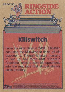 2012 Topps Heritage WWE - Ringside Action #29 Christian/Killswitch Back