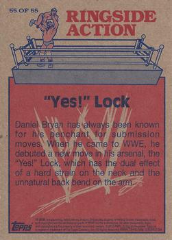 2012 Topps Heritage WWE - Ringside Action #55 Daniel Bryan/Yes! Lock Back