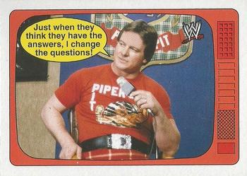 2012 Topps Heritage WWE - The Superstars Speak #6 Rowdy Roddy Piper Front