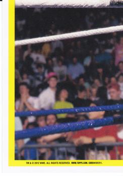 2012 Topps Heritage WWE - Stickers #18 Kane Back