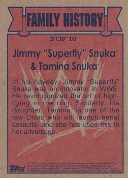 2012 Topps Heritage WWE - Family History #3 Jimmy 