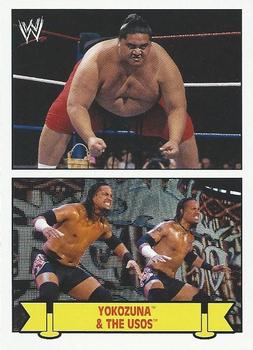 2012 Topps Heritage WWE - Family History #5 Yokozuna / The Usos Front