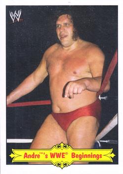2012 Topps Heritage WWE - Andre The Giant Tribute #1 Andre's WWE Beginnings Front