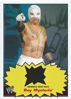 2012 Topps Heritage WWE - Swatch Relics #NNO Rey Mysterio Front