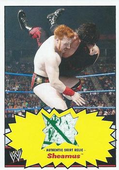 2012 Topps Heritage WWE - Swatch Relics #NNO Sheamus Front