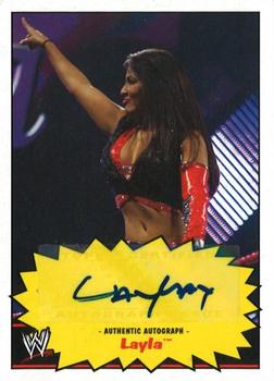 2012 Topps Heritage WWE - Autographs #NNO Layla Front