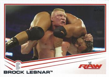 2013 Topps WWE #5 Brock Lesnar Front