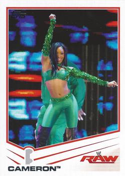 2013 Topps WWE #7 Cameron Front