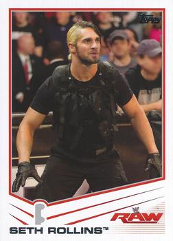 2013 Topps WWE #38 Seth Rollins Front