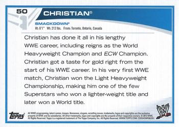 2013 Topps WWE #50 Christian Back