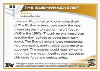 2013 Topps WWE #88 The Bushwhackers Back
