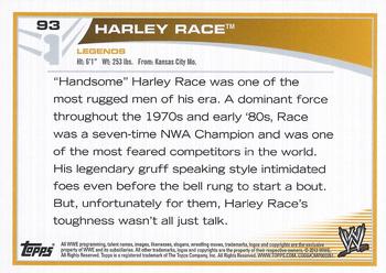 2013 Topps WWE #93 Harley Race Back