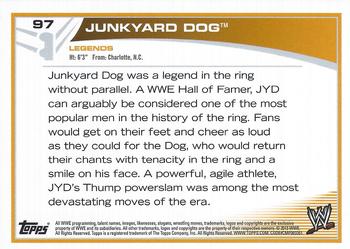 2013 Topps WWE #97 Junkyard Dog Back