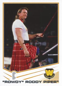 2013 Topps WWE #104 Rowdy Roddy Piper Front