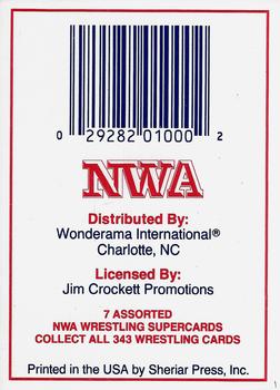 1988 Wonderama NWA #NNO Checklist 51-100 Front